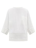 Matchesfashion.com Issey Miyake - Patch Pocket Cotton Blend T Shirt - Womens - White
