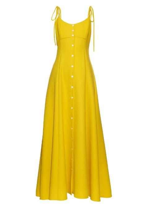 Rosie Assoulin High Garden Button-down Gown