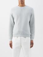 Sunspel - Crew-neck Cotton-jersey Sweatshirt - Mens - Grey