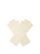 Khaite - Kai Cashmere Fingerless Gloves - Womens - Cream