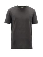 Matchesfashion.com The Row - Luke Supima Cotton-jersey T-shirt - Mens - Grey