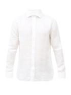 Matchesfashion.com 120% Lino - Linen Shirt - Mens - White