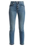 Eve Denim Silver Bullet High-rise Straight-leg Jeans
