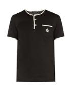 Dolce & Gabbana Contrast-trim Short-sleeved Henley T-shirt