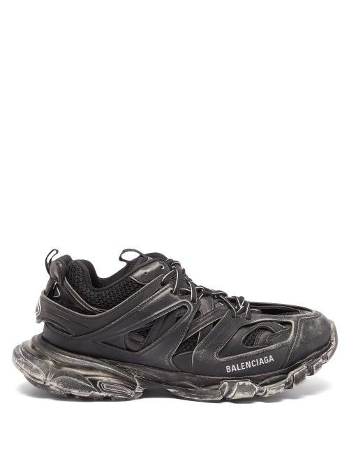 Balenciaga - Track Panelled Trainers - Mens - Black Multi
