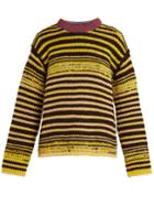 Calvin Klein 205w39nyc Television Striped Wool Sweater
