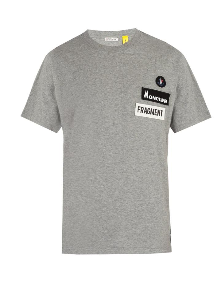 7 Moncler Fragment Multi-patch Crew-neck Cotton T-shirt