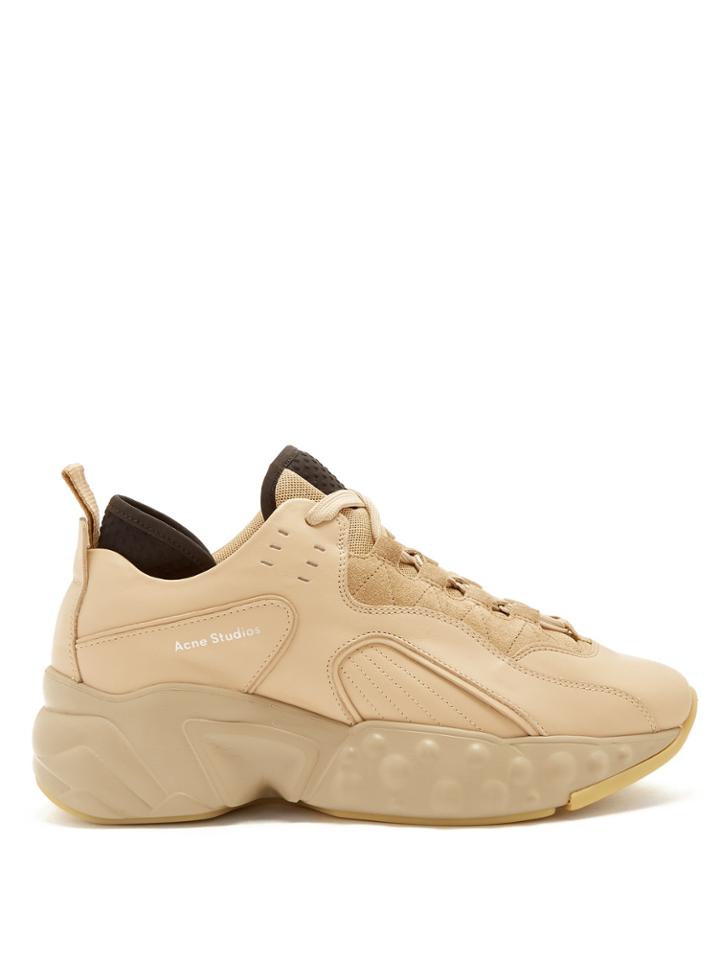 Acne Studios Manhattan Low-top Leather Trainers