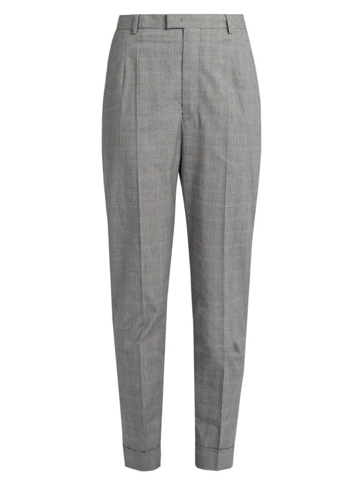 Isabel Marant Étoile Laure Checked Tapered Trousers
