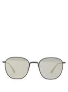 Matchesfashion.com The Row - X Oliver Peoples Board Meeting 2 Metal Sunglasses - Womens - Black