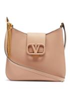 Matchesfashion.com Valentino - V Sling Small Grained Leather Shoulder Bag - Womens - Beige