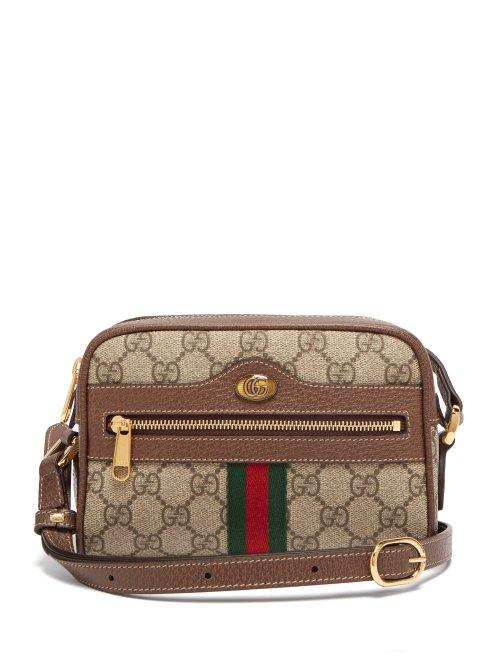 Matchesfashion.com Gucci - Ophidia Gg Supreme Cross Body Mini Bag - Womens - Grey Multi