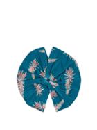 Matchesfashion.com Adriana Degreas - Aloe Print Jersey Turban Headband - Womens - Blue Multi