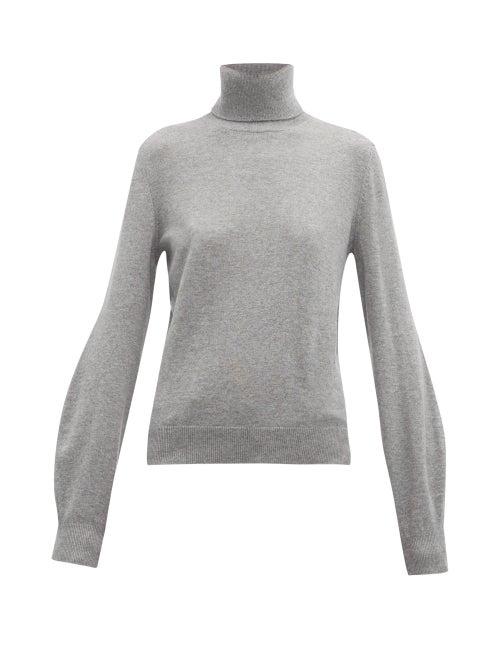 Matchesfashion.com Chlo - Roll Neck Cashmere Sweater - Womens - Grey