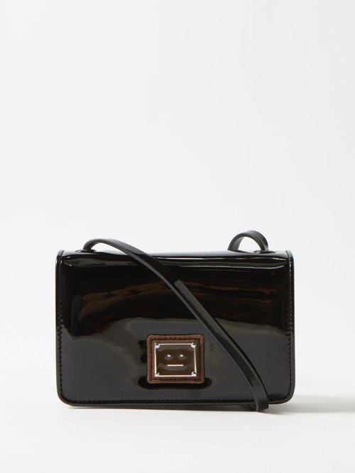 Acne Studios - Aggri Logo-plaque Faux-leather Cross-body Bag - Mens - Black