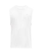 Matchesfashion.com Calvin Klein Performance - Logo-print Cotton-jersey Tank Top - Mens - White
