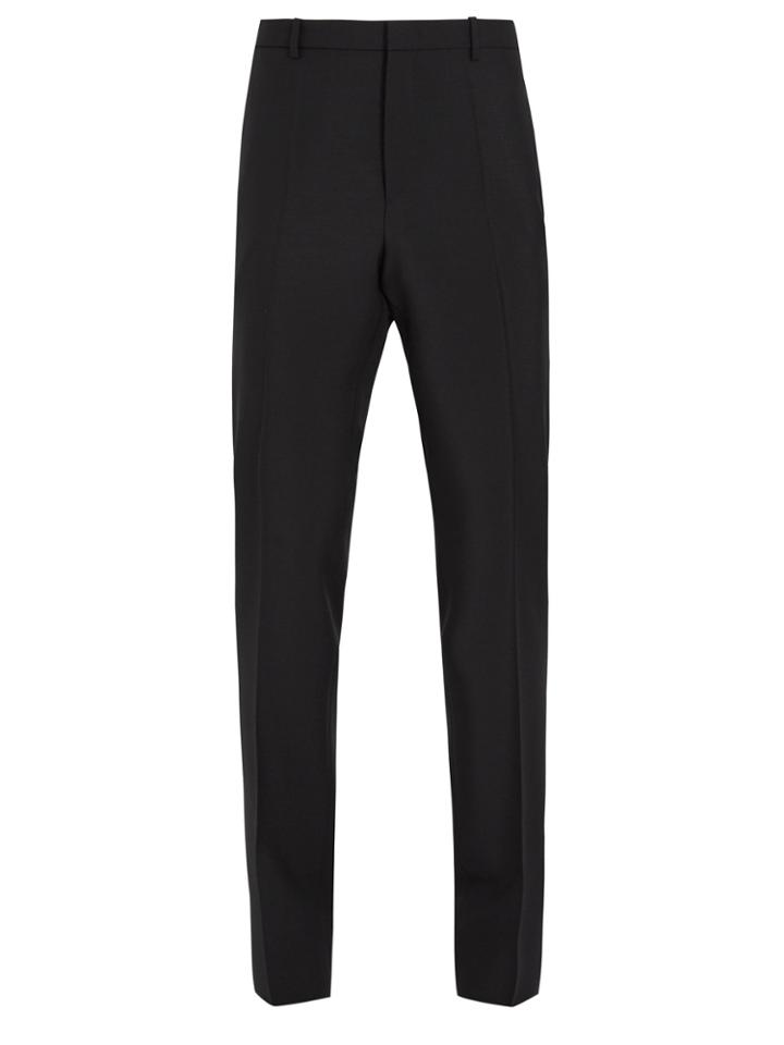 Jil Sander Slim-leg Wool And Mohair-blend Trousers