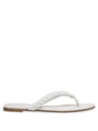 Matchesfashion.com Gianvito Rossi - Marley Leather Flip Flops - Womens - White