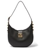 Christian Louboutin - Carasky Small Studded Leather Shoulder Bag - Womens - Black
