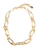 Lizzie Fortunato - Collage Pearl & Gold-plated Chain Necklace - Womens - Yellow Gold