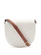 Matchesfashion.com Loewe - Heel Bi-colour Leather Cross-body Bag - Womens - White Multi