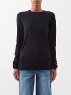 Raey - Crew-neck Responsible-cashmere Sweater - Womens - Navy