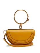 Matchesfashion.com Chlo - Nile Minaudire Small Leather Clutch - Womens - Yellow