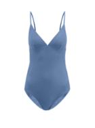 Matchesfashion.com Matteau - The Plunge Swimsuit - Womens - Blue