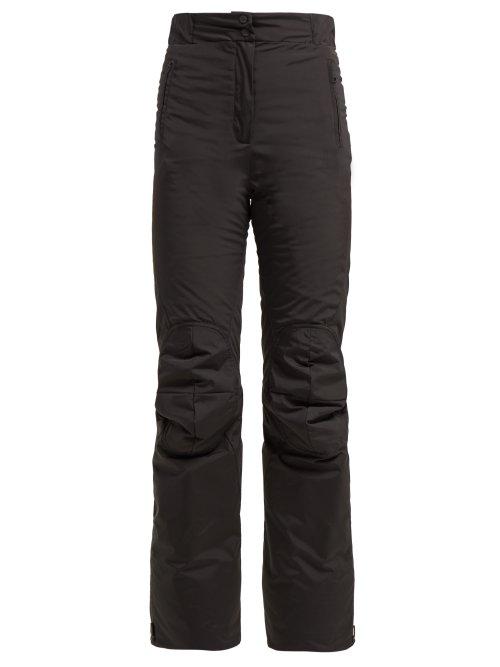 Matchesfashion.com Fendi - High Rise Padded Technical Ski Trousers - Womens - Black