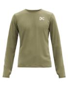 Matchesfashion.com District Vision - Air Wear Logo-print Long-sleeved T-shirt - Mens - Khaki