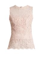Dolce & Gabbana Round-neck Sleeveless Cordonetto-lace Top