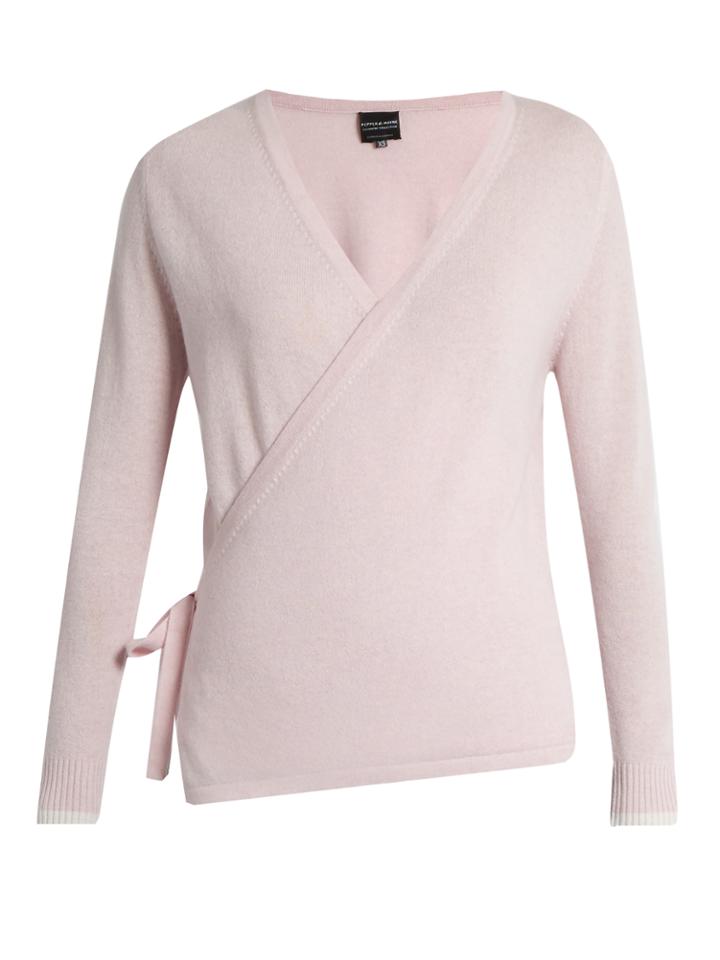 Pepper & Mayne Ballet-wrap Cashmere Cardigan