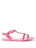 Valentino Garavani - Rockstud Pvc Sandals - Womens - Pink