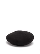 Matchesfashion.com Maison Michel - New Billy Cashmere Beret - Womens - Black Beige