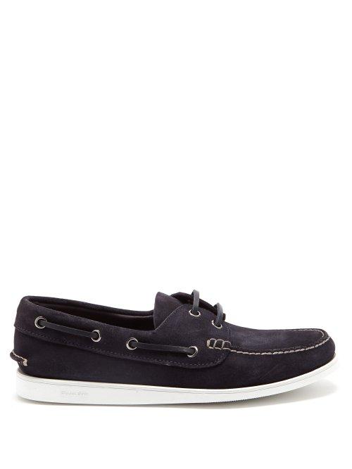 Matchesfashion.com Church's - Marske Suede Deck Shoes - Mens - Navy