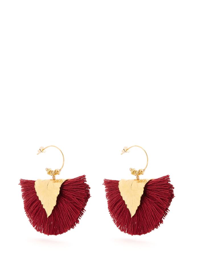 Elise Tsikis Agia Tassel-drop Gold-plated Earrings