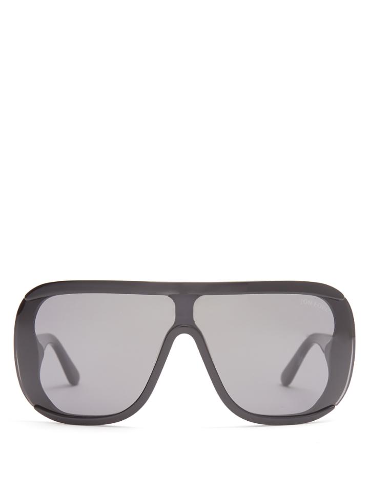 Tom Ford Eyewear Portofino Flat-top Sunglasses