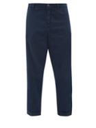 Matchesfashion.com J.w. Brine - Nolita Cotton Blend Straight Leg Chino Trousers - Mens - Navy