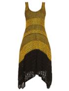 Proenza Schouler Bi-colour Crochet Dress