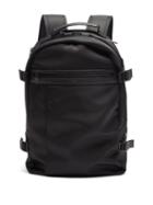 Saint Laurent - City Trek Leather-trimmed Nylon Backpack - Mens - Black
