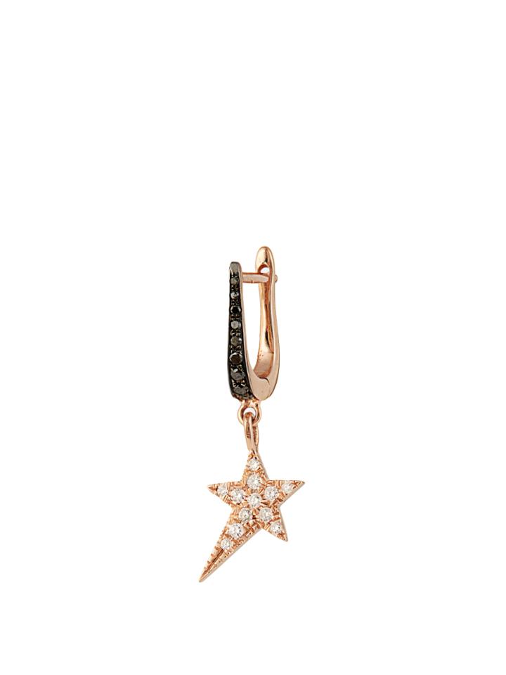 Diane Kordas Diamond & Rose-gold Cosmos Earring