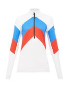 Matchesfashion.com Toni Sailer - Rosalie Half Zip Base Top - Womens - White Multi