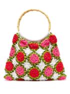 Matchesfashion.com My Beachy Side - Rosetta Bamboo Handle Tote Bag - Womens - White Multi