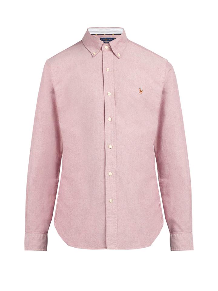 Polo Ralph Lauren Logo-embroidered Cotton Oxford Shirt