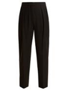 See By Chloé High-rise Cropped Stretch-twill Trousers