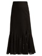 Raey Broderie-anglaise Fishtail Skirt