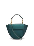 Matchesfashion.com Wandler - Hortensia Mini Satin Cross-body Bag - Womens - Dark Green
