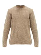 Matchesfashion.com Folk - Ribbed-wool Sweater - Mens - Brown Multi