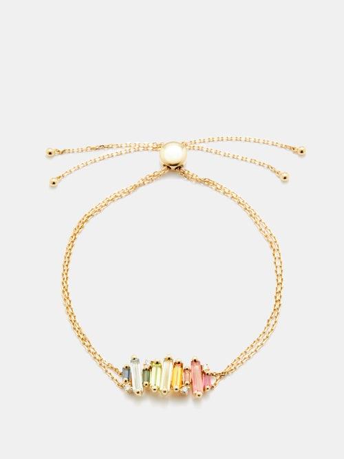 Suzanne Kalan - Diamond, Topaz & 14kt Gold Bracelet - Womens - Multi