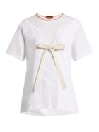 Matchesfashion.com Colville - Double Layer Cotton T Shirt - Womens - White Multi